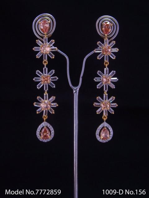 Original Zircon Long Earrings