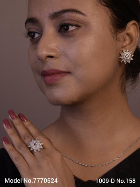 Earring With Finger Rings