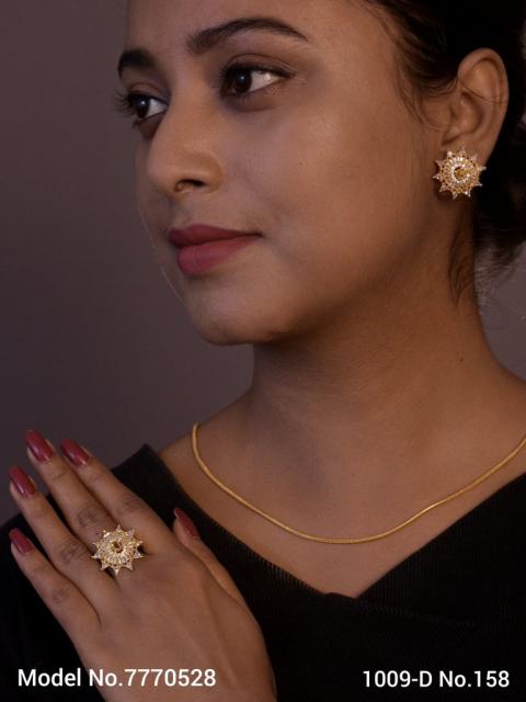 Earring With Finger Rings