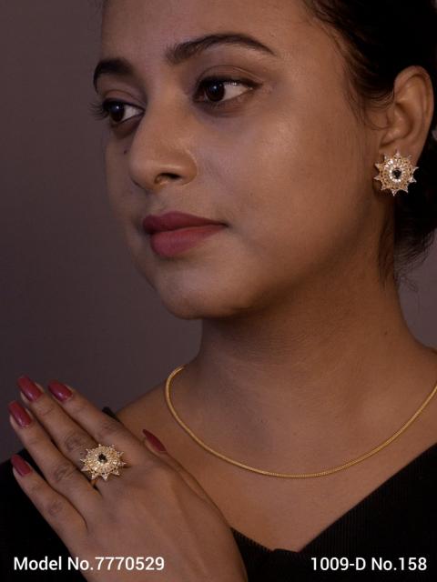 Earring With Finger Rings