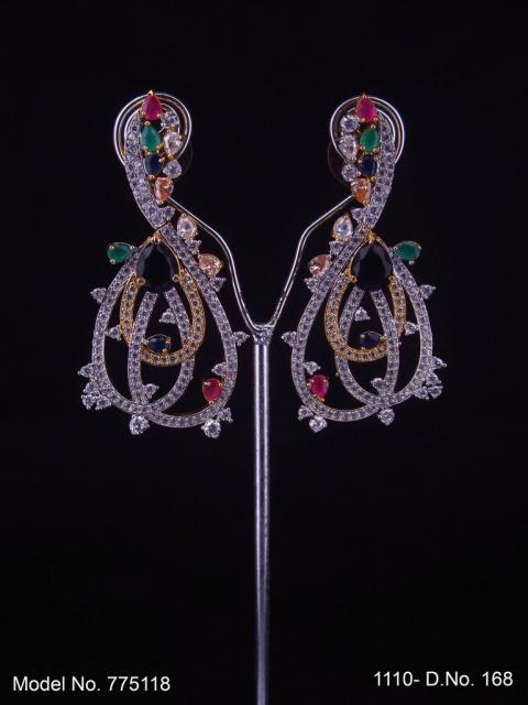 Diamond Replica Long Earrings