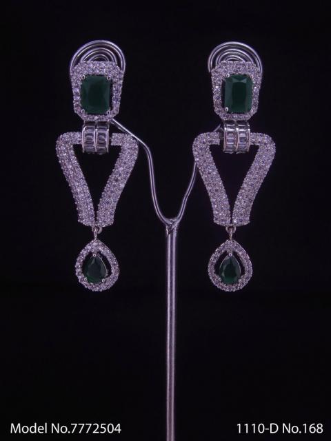 Original Zircon Long Earrings