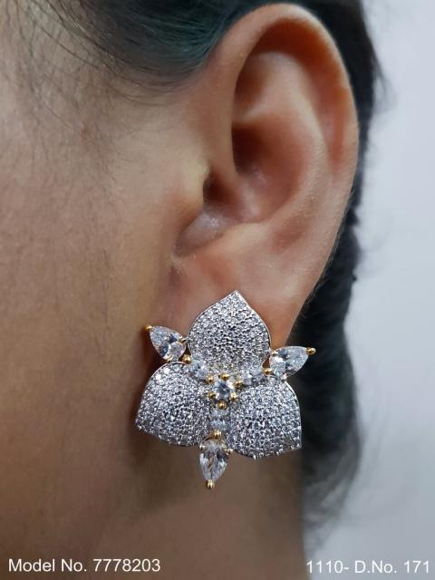 Popular Indian Handmade cz stud| top Earrings