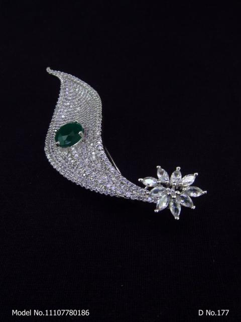 CZ Brooch