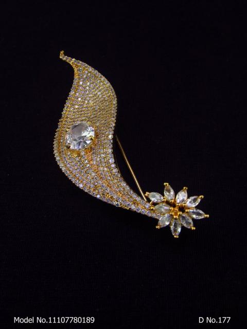 CZ Brooch