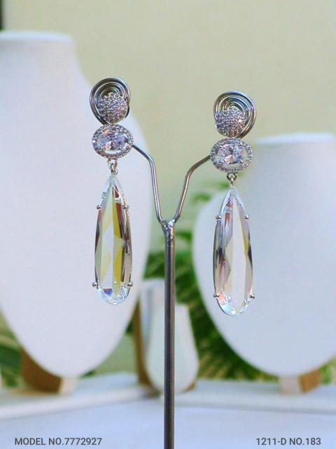 Earrings made of Cubic Zircons