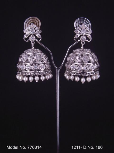 Original Zircon Long Earrings