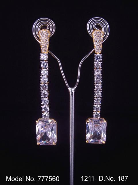 Real Zircon | Fashion AD Earrings