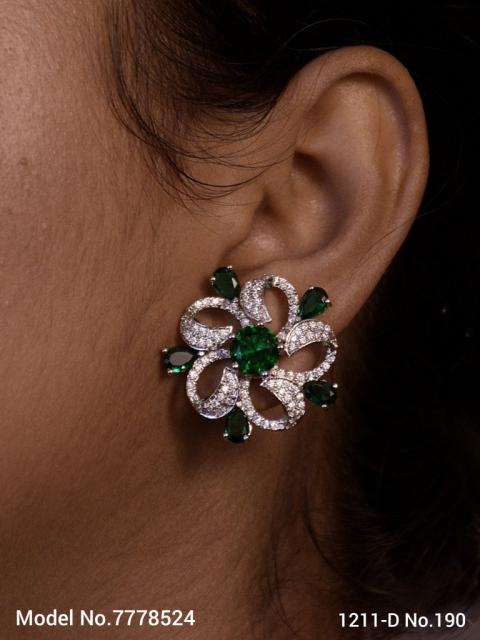 Classic Zircon Earrings