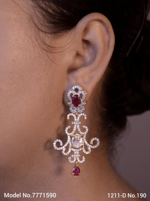 Indian CZ Earrings