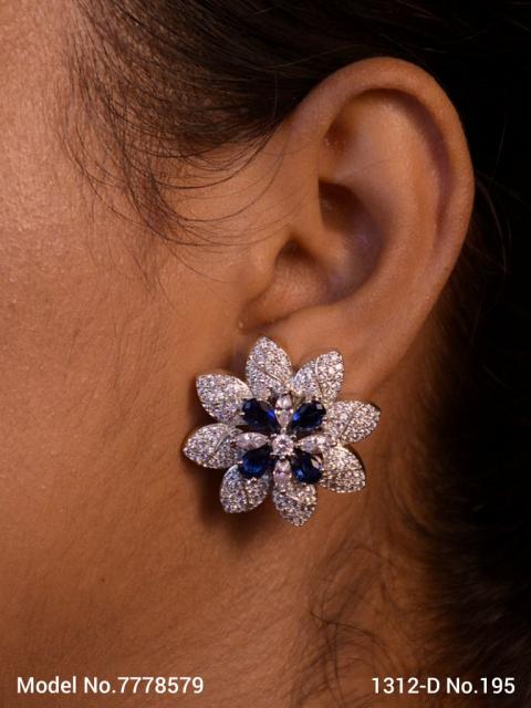 Ethnic Cubic Zirconia Earrings