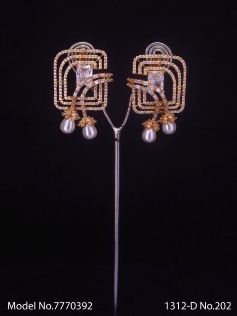 Indian CZ Earrings