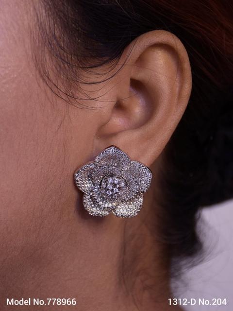 Original Zircon Long Earrings