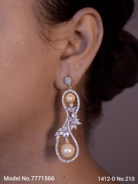 Cz Earring in wholesale price