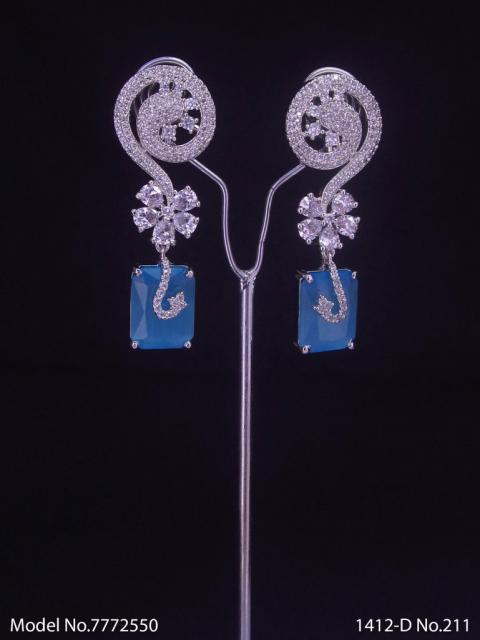 Statement Earrings with AD stones