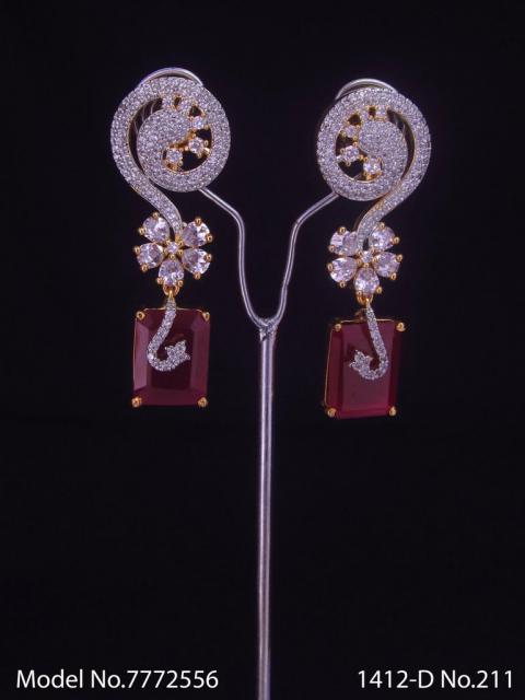 Earrings made of Cubic Zircons