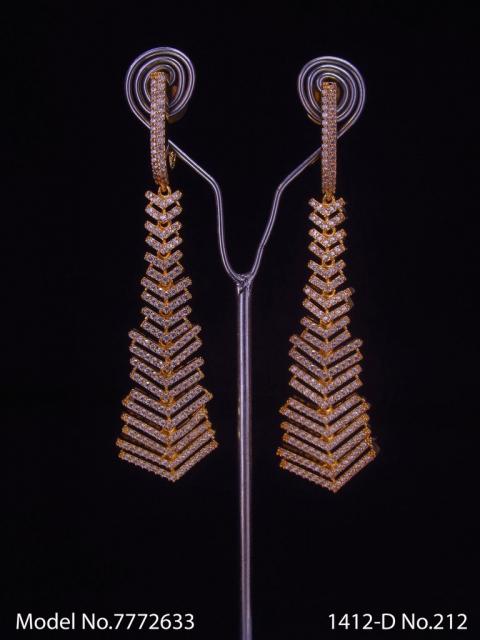 Cz Fashion Earrings | Handcrafted