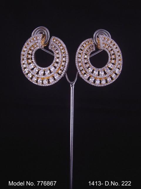 Diamond Replica Long Earrings