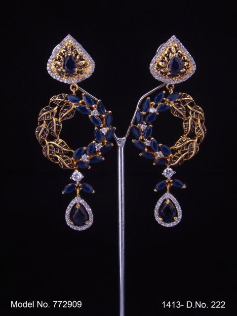 Indian CZ Earrings