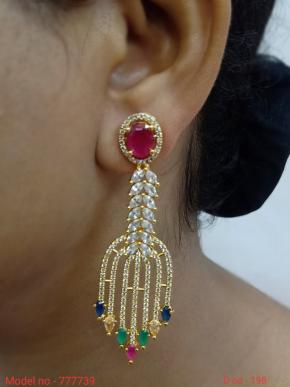 Indian CZ Earrings